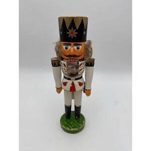 Traditional Wooden Nutcracker Figurine - Classic Holiday Decor